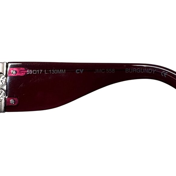 Jessica McClintock Burgundy Eyeglasses 59-17-130MM JMC 558 Oversized Frames Only - Picture 3 of 11